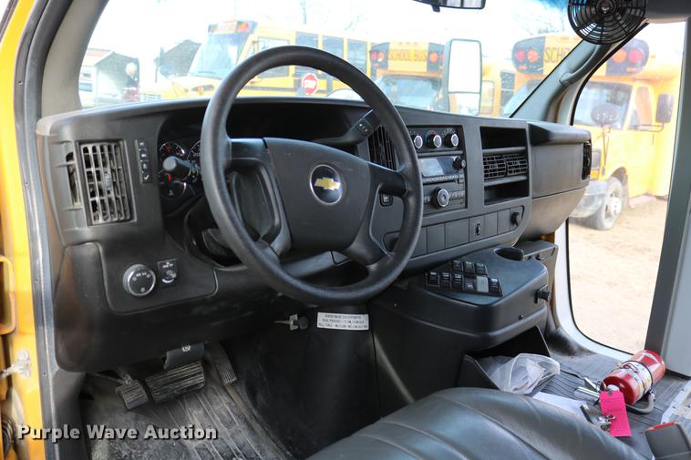 image for item DC3555 2010 Chevrolet Express G3500 Micro Bird school bus