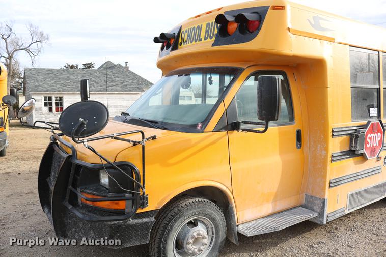 image for item DC3555 2010 Chevrolet Express G3500 Micro Bird school bus