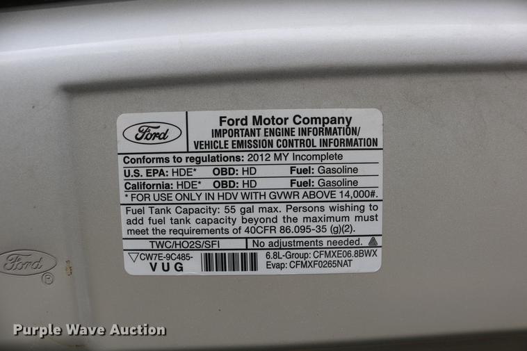 image for item DC3561 2012 Ford E450 shuttle bus