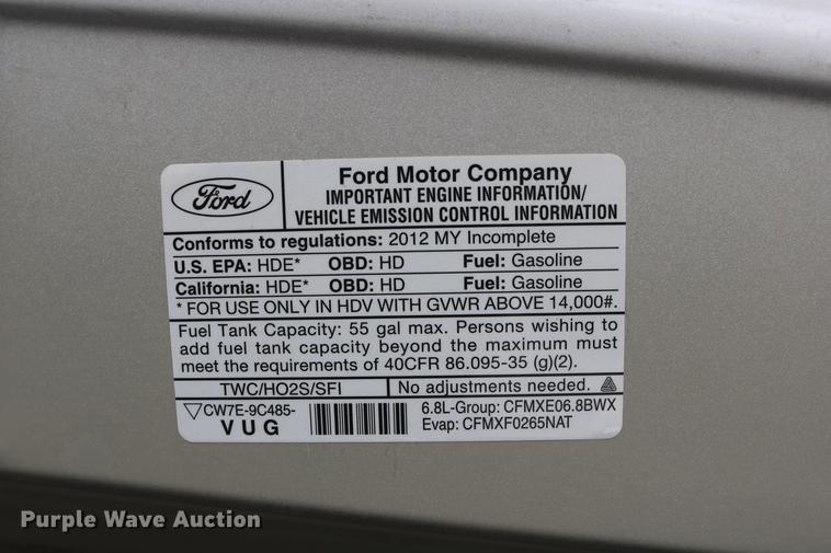 image for item DC3562 2012 Ford E450 shuttle bus