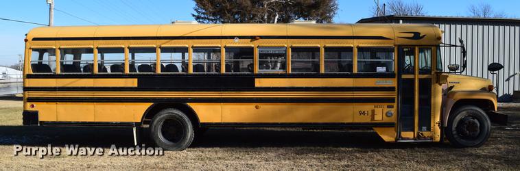 image for item DC3566 1995 Chevrolet Blue Bird school bus