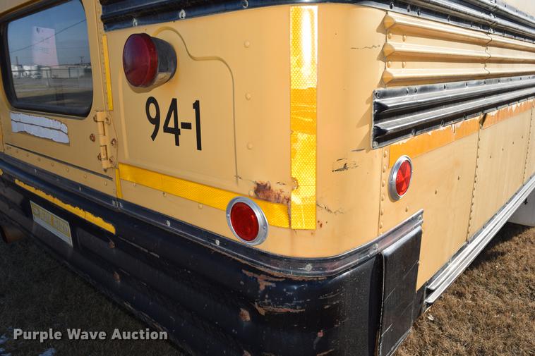 image for item DC3566 1995 Chevrolet Blue Bird school bus