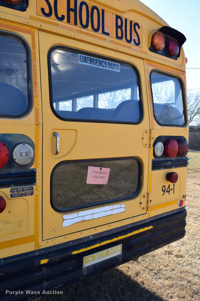 image for item DC3566 1995 Chevrolet Blue Bird school bus