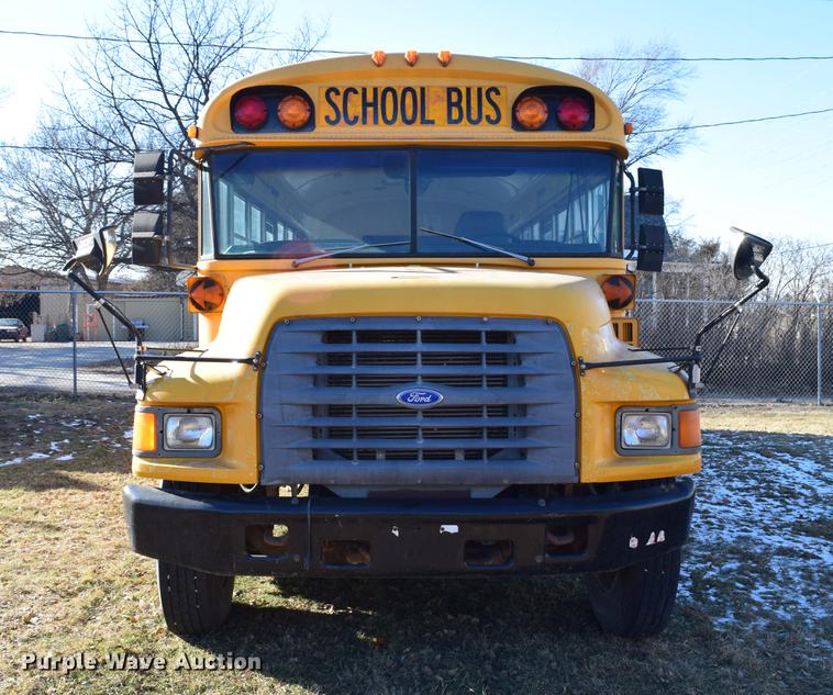 image for item DC3567 1997 Ford Blue Bird school bus