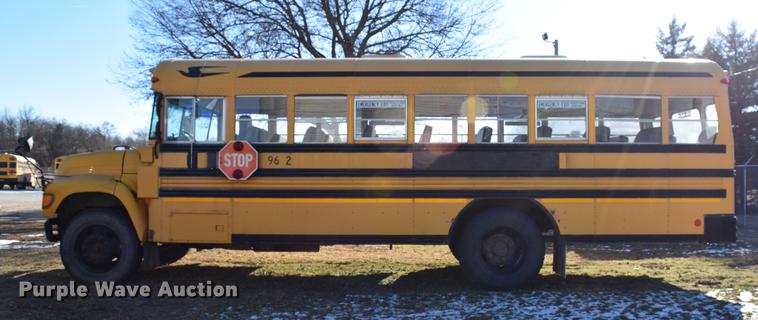 image for item DC3567 1997 Ford Blue Bird school bus