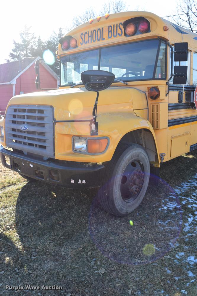 image for item DC3567 1997 Ford Blue Bird school bus