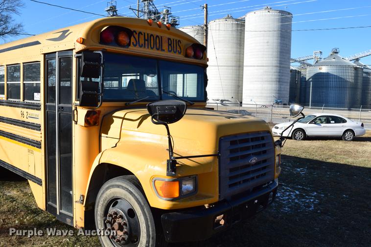 image for item DC3567 1997 Ford Blue Bird school bus