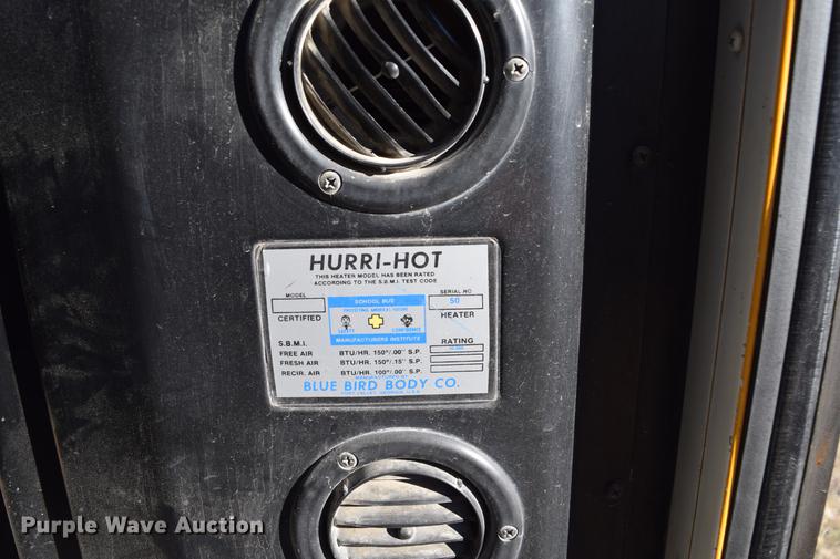 image for item DC3567 1997 Ford Blue Bird school bus