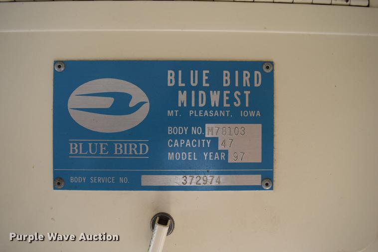 image for item DC3567 1997 Ford Blue Bird school bus