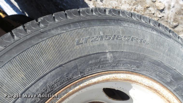 image for item DC5701 1997 Circle D PHT-20 Ind equipment trailer