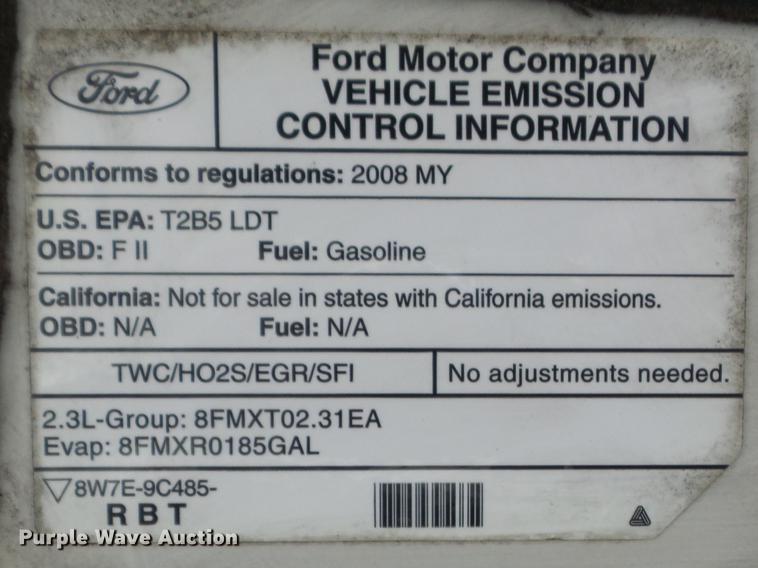 image for item DC7448 2008 Ford Escape SUV