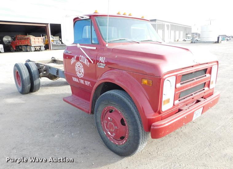 image for item DC8379 1969 Chevrolet C50 truck chassis