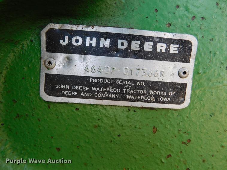 image for item DC8380 John Deere 4640 tractor