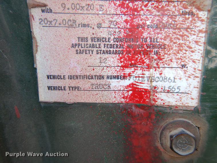 image for item DD0761 1978 Ford F600 fire truck