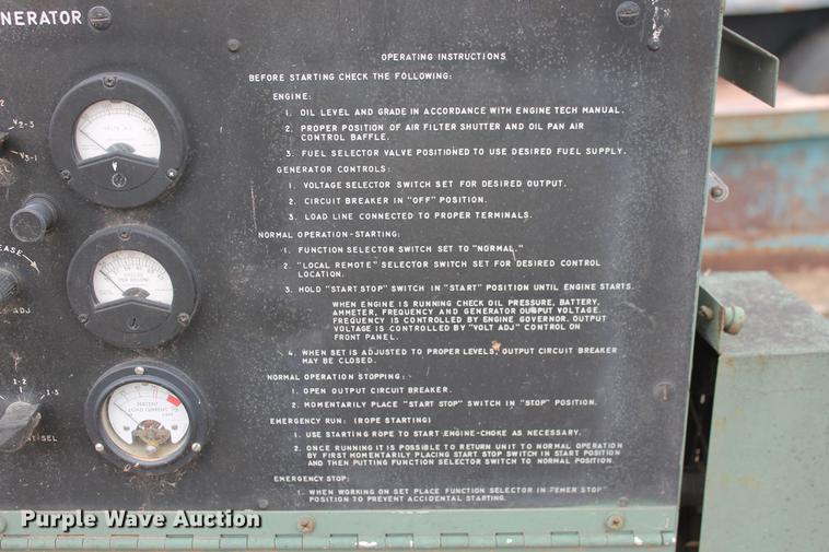 image for item DD1380 1979 Fermont SE-10.0-MD generator