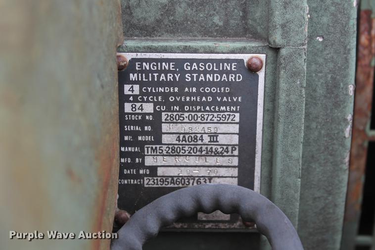 image for item DD1380 1979 Fermont SE-10.0-MD generator