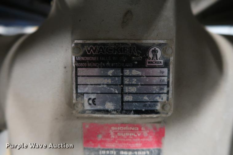 image for item DF3507 Wacker compactor