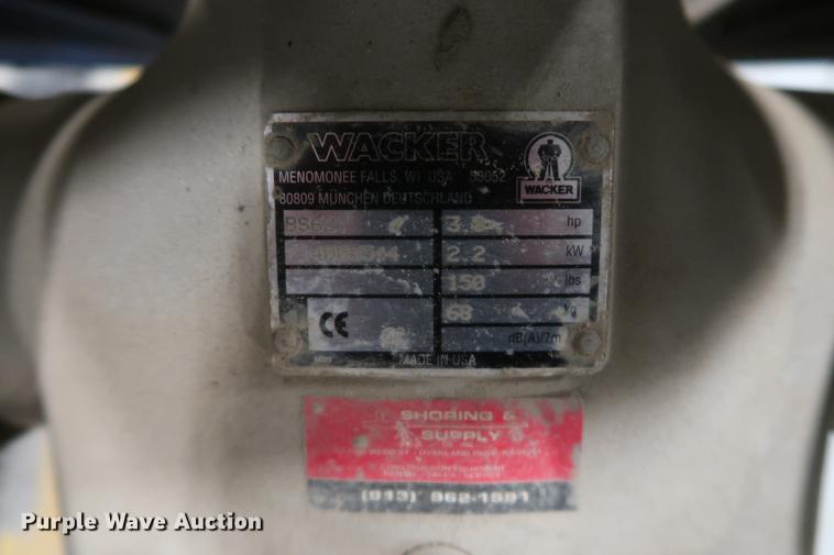 image for item DF3507 Wacker compactor