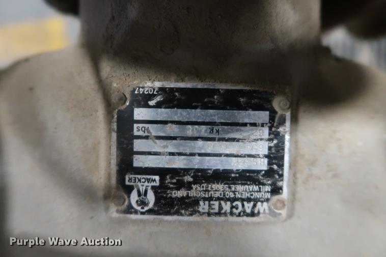 image for item DF3508 Wacker compactor