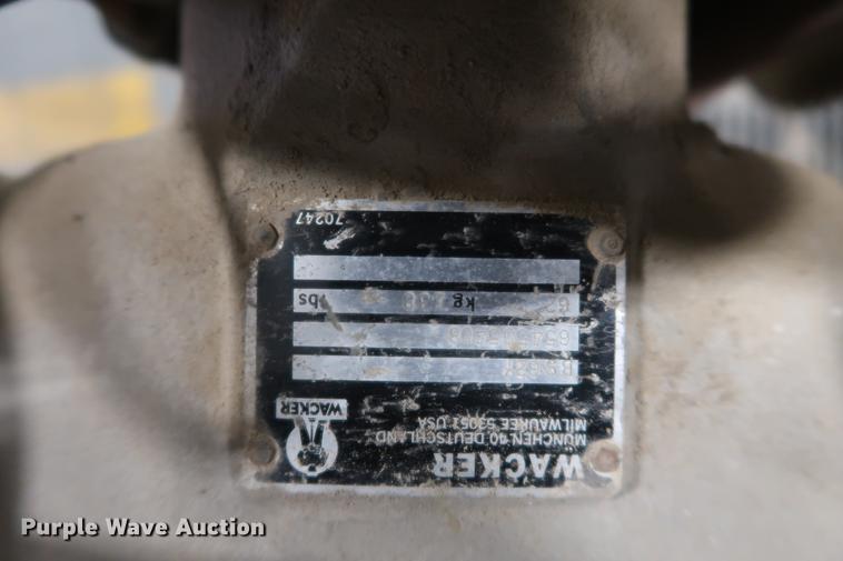 image for item DF3508 Wacker compactor