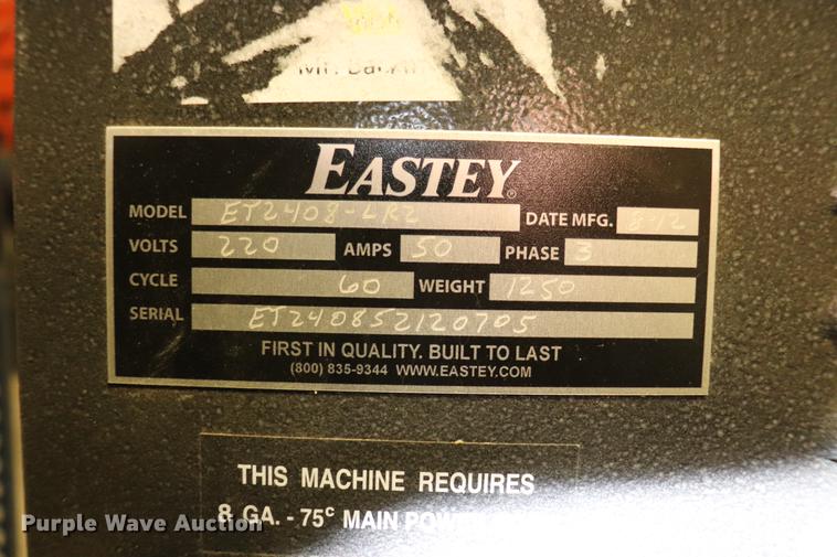 image for item EC9377 2012 Eastley ET2408-LR2 shrink wrapping machine