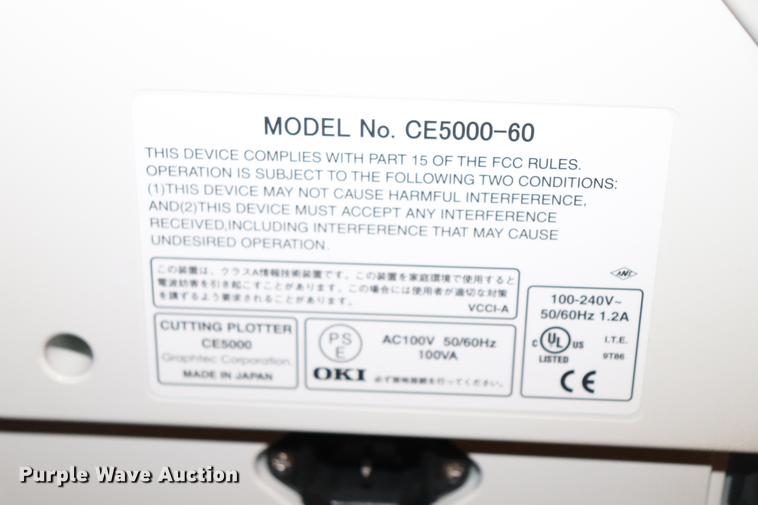 image for item EC9395 GraphTec CE5000-60 plotter