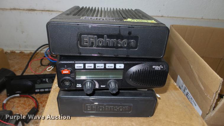 image for item EC9545 (4) EF Johnson police radios