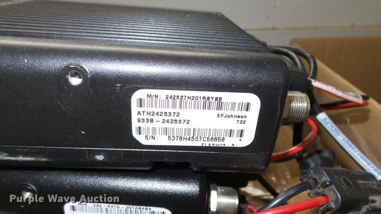 image for item EC9545 (4) EF Johnson police radios
