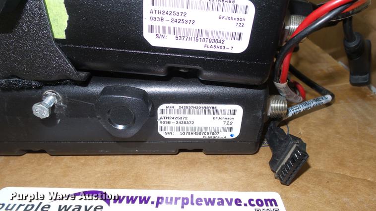 image for item EC9545 (4) EF Johnson police radios