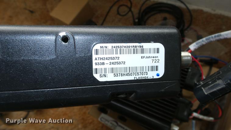 image for item EC9545 (4) EF Johnson police radios