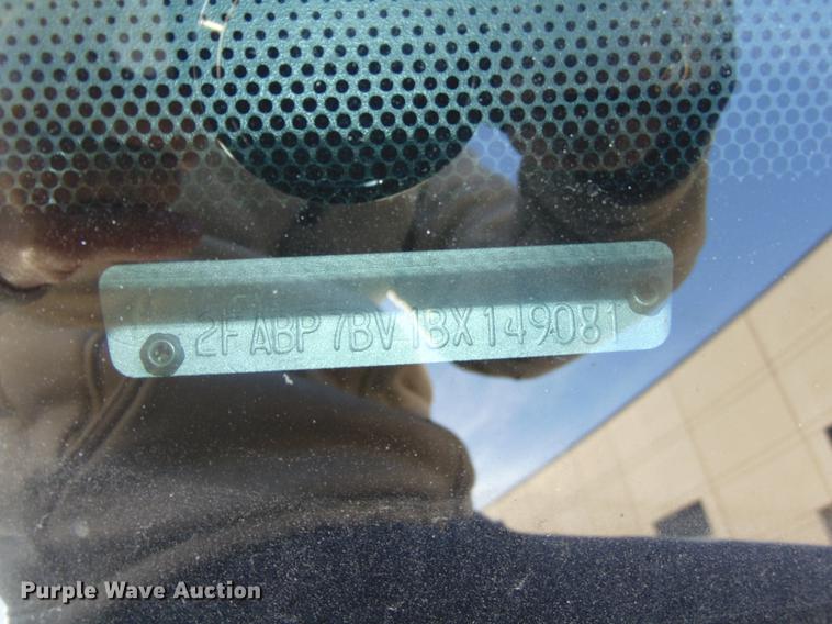 image for item EE9335 2011 Ford Crown Victoria Police Interceptor