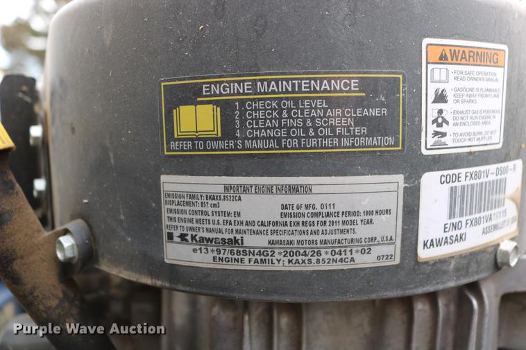 image for item EH9592 2011 Dixon DX260 ZTR lawn mower