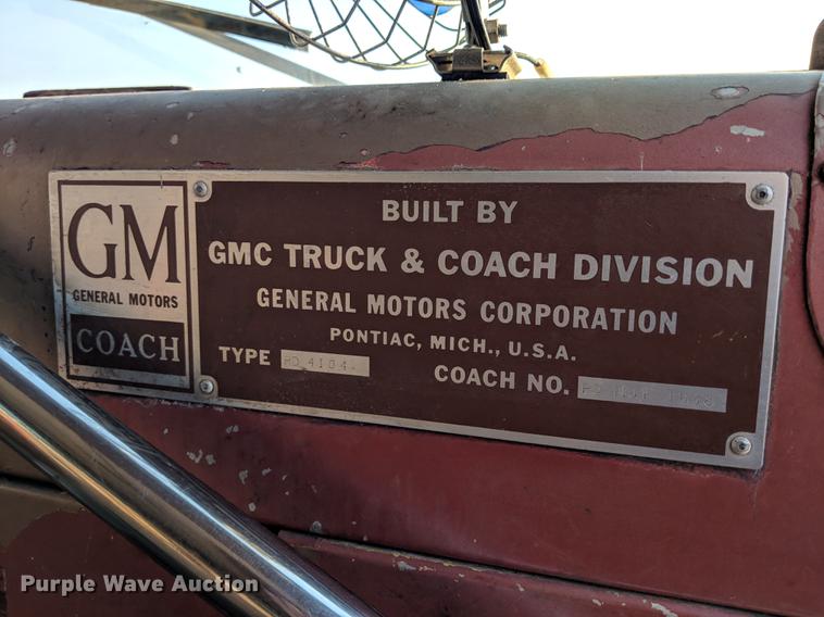 image for item DB5073 1960 GMC PD4104 coach bus