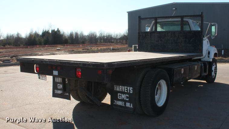 image for item DB5075 1999 GMC 7500 flat dump bed truck