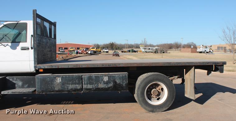 image for item DB5075 1999 GMC 7500 flat dump bed truck