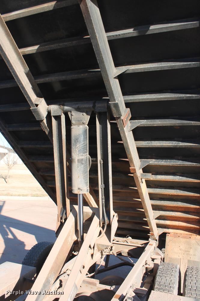 image for item DB5075 1999 GMC 7500 flat dump bed truck