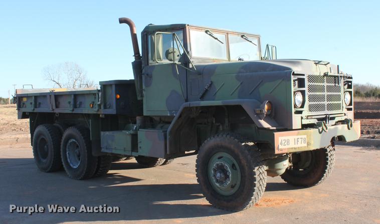 image for item DB5076 1984 Am General M923 flatbed truck