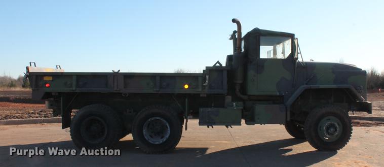 image for item DB5076 1984 Am General M923 flatbed truck