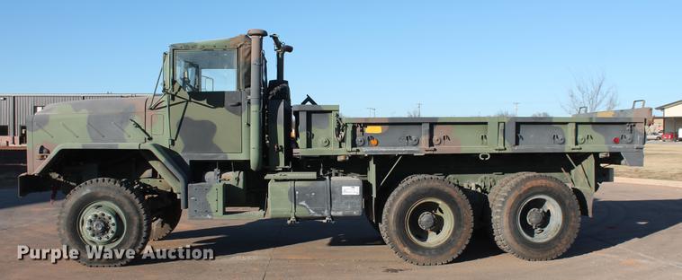 image for item DB5076 1984 Am General M923 flatbed truck
