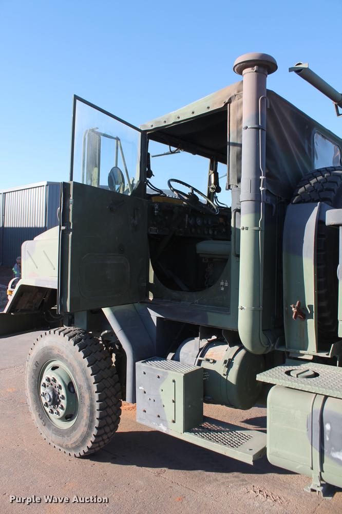 image for item DB5076 1984 Am General M923 flatbed truck