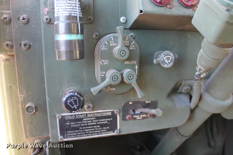 image for item DB5076 1984 Am General M923 flatbed truck