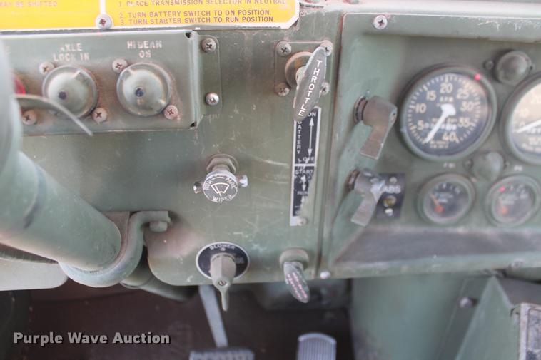 image for item DB5076 1984 Am General M923 flatbed truck