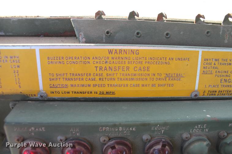 image for item DB5076 1984 Am General M923 flatbed truck