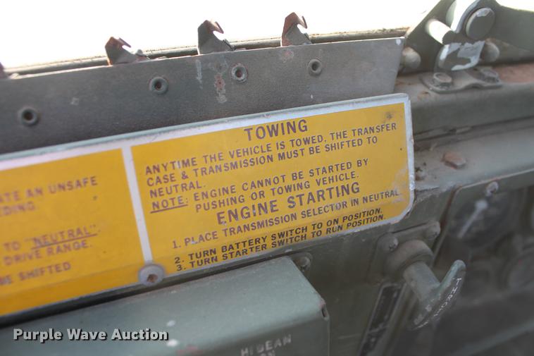 image for item DB5076 1984 Am General M923 flatbed truck