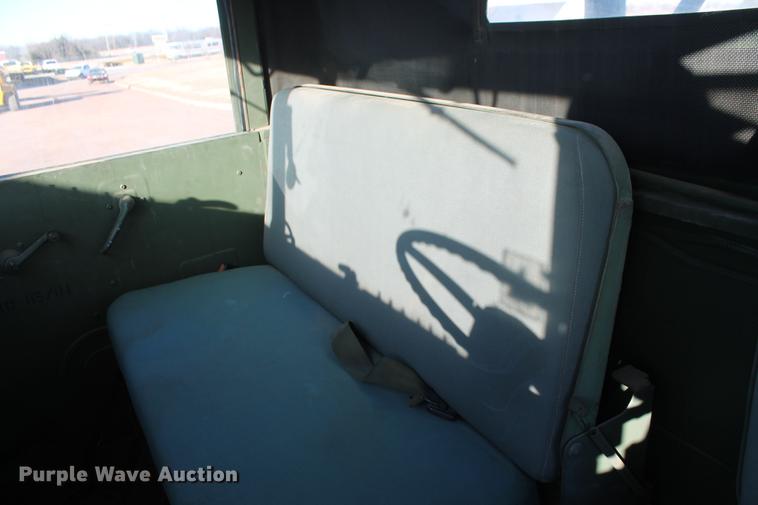 image for item DB5076 1984 Am General M923 flatbed truck