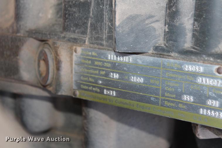 image for item DB5076 1984 Am General M923 flatbed truck