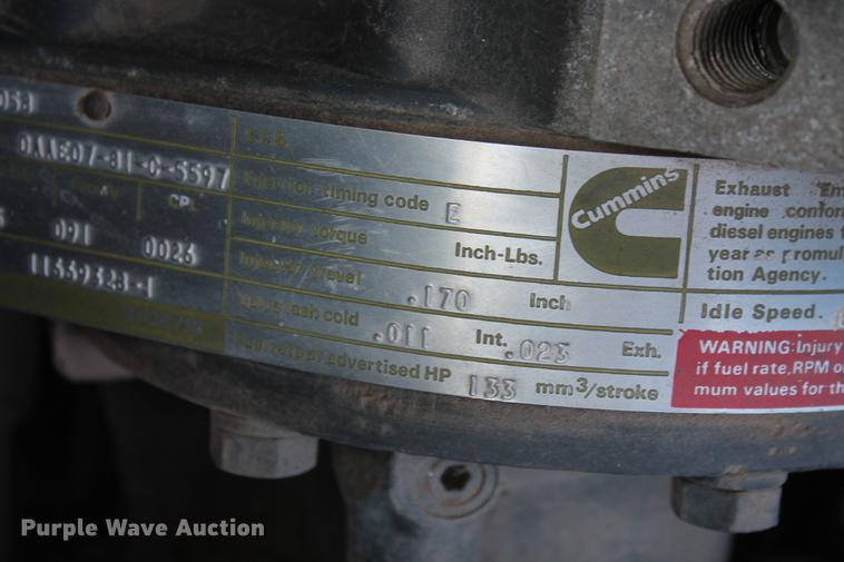 image for item DB5076 1984 Am General M923 flatbed truck