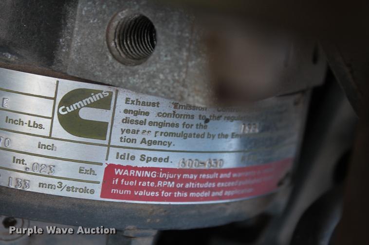 image for item DB5076 1984 Am General M923 flatbed truck