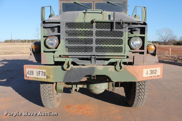 image for item DB5076 1984 Am General M923 flatbed truck
