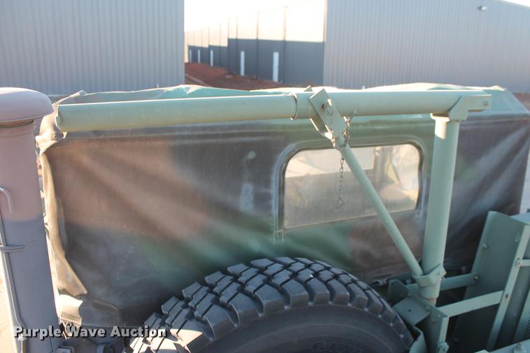 image for item DB5076 1984 Am General M923 flatbed truck